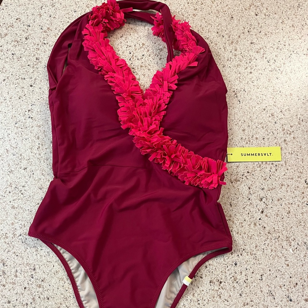SUMMERSALT Confetti Deep dive Swimsuit NWTS - Picture 1 of 7